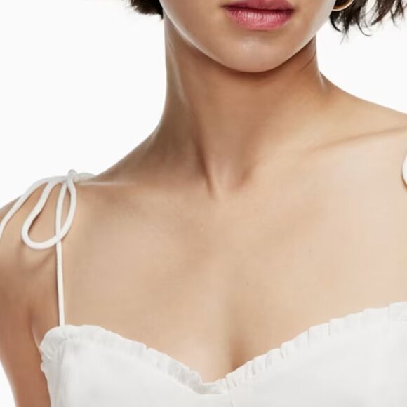 Aritzia Bustier Mini Dress in Mint - Picture 2 of 5